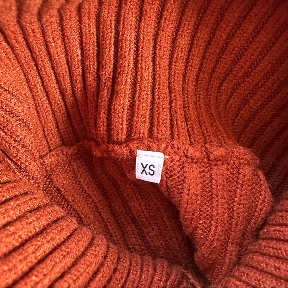 Women's  Turtleneck Sweater Dress - Picture 5 of 8